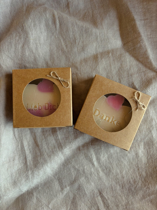 Geschenkseife, fertig verpackt